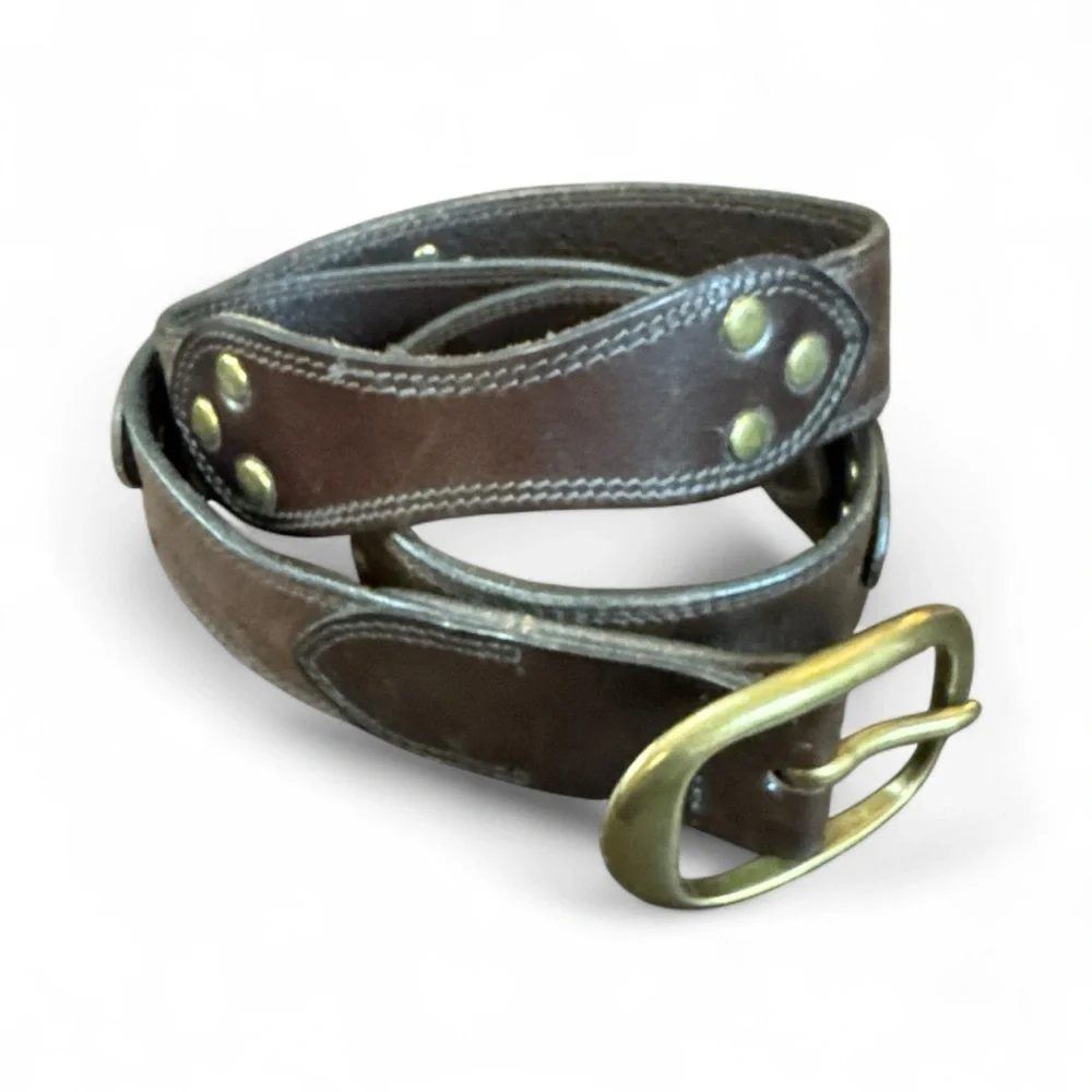 Banana Republic Brown Genuine Italian Leather Belt